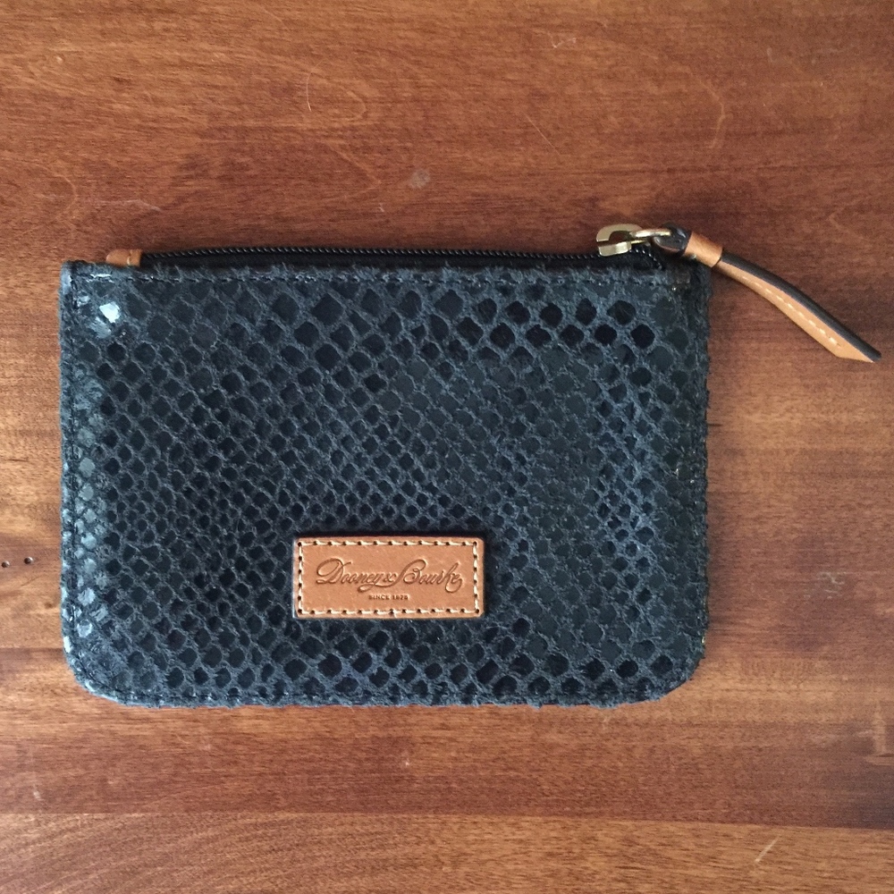 Dooney & Bourke Black Python Pouch - image 2